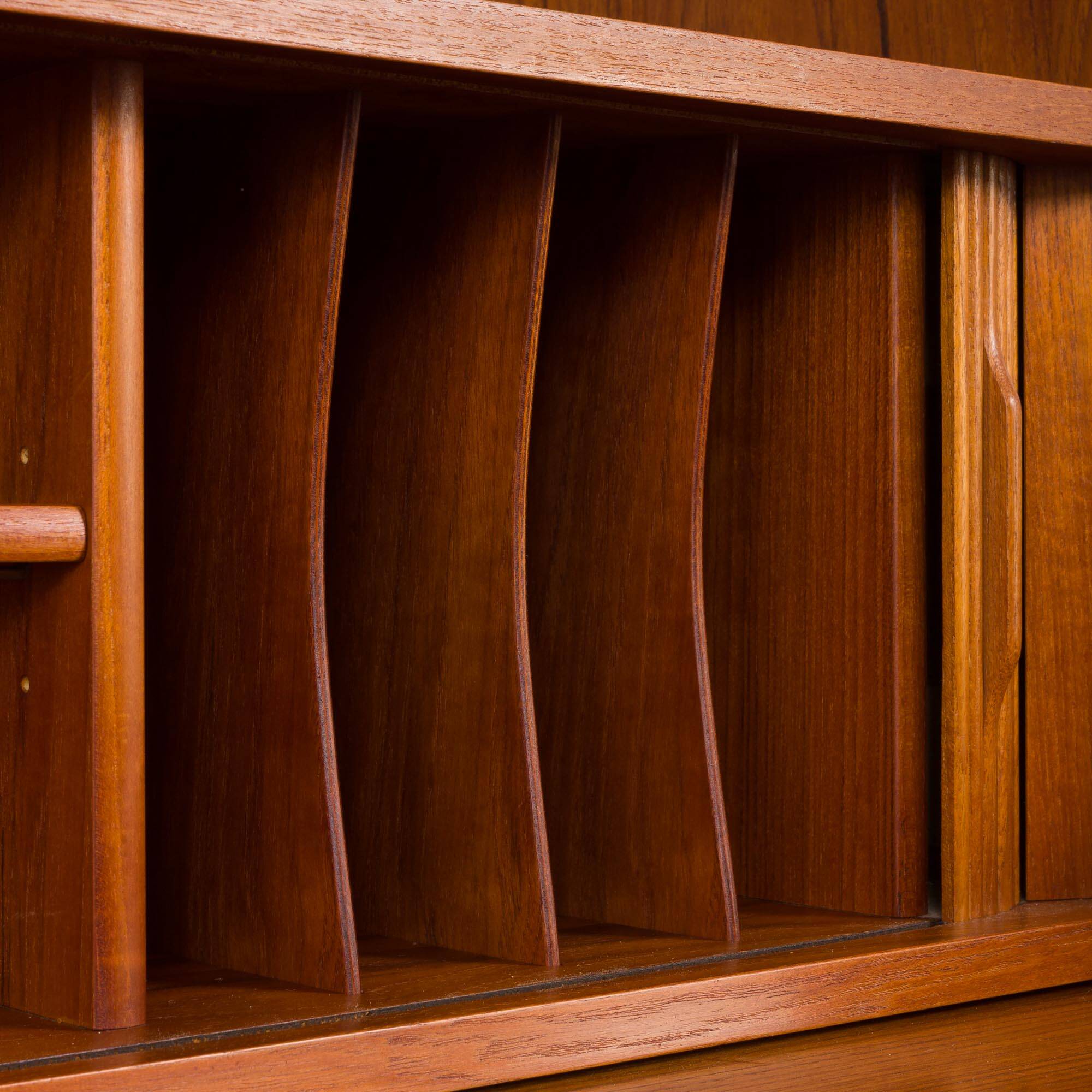 Johannes Sorth Nexo bookcase with secretaire, Denmark 1960s