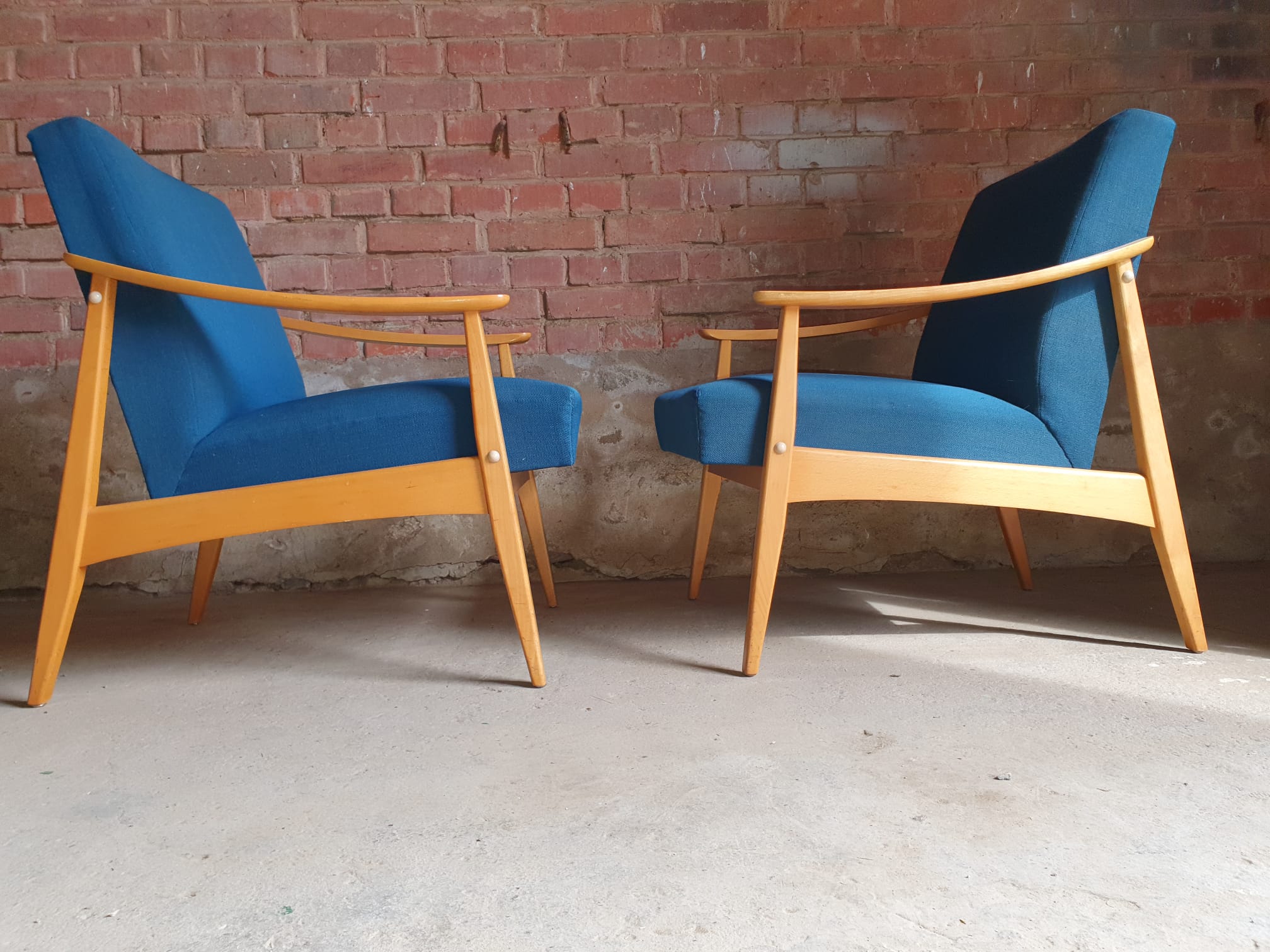 Pair of scandinavian armchairs 1970
