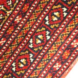 Vintage persian rug handmade poshti motif pattern wool area rug- 67x138cm