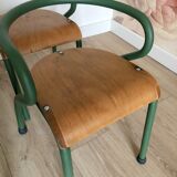 Nursery school chairs by Jacques Hitier, 50s