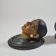 Pair of antique ceramic portrait busts from Rajasthan