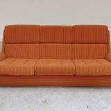Complete orange salon JITONA in Atlantis Space Age style from the 1970s.