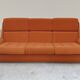 Complete orange salon JITONA in Atlantis Space Age style from the 1970s.