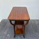 Art Nouveau side table in walnut