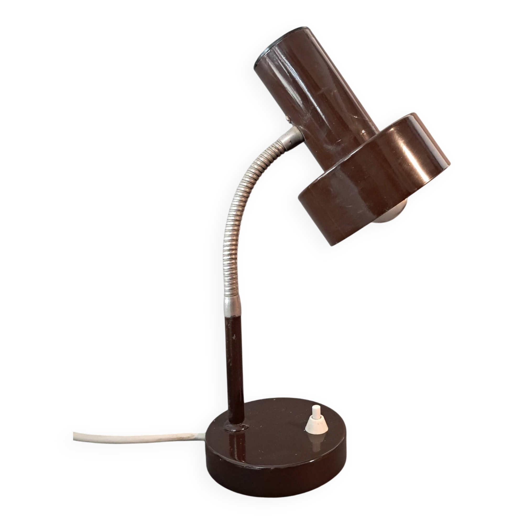 Lita 1960 brown desk lamp.