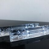 Set of 12 knife holders, diamond cut