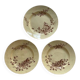 Set of 3 game serving dishes by Jules Viellard.