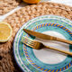 Lot de 5 assiettes Palacio provence