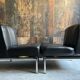 Ensemble (2) Chaises design vintage