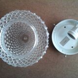 Glass ceiling light