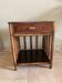 Vintage rattan bedside table
