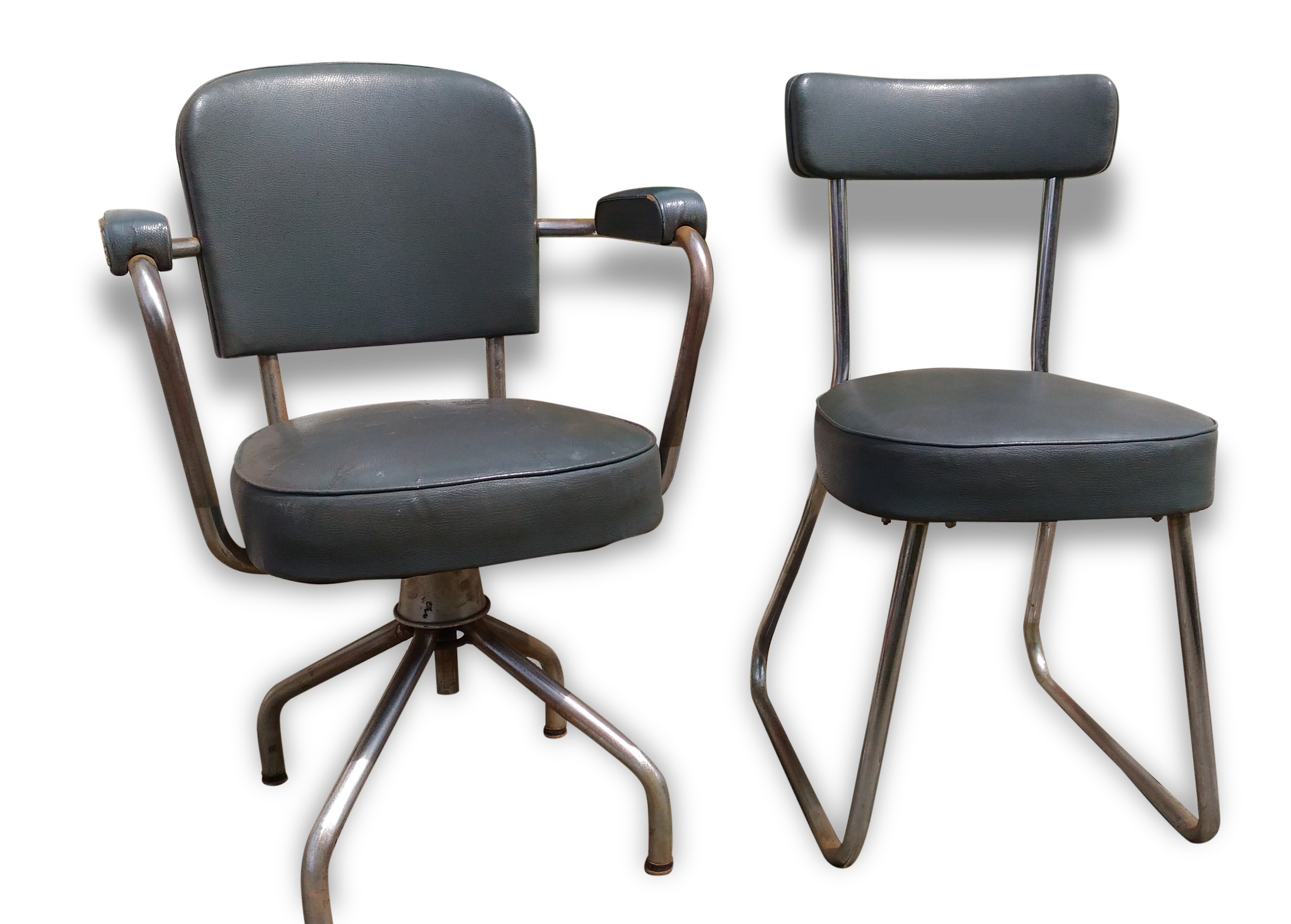 Fauteuil et chaise d'administration