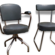 Fauteuil et chaise d'administration