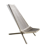 Chaise longue en teck