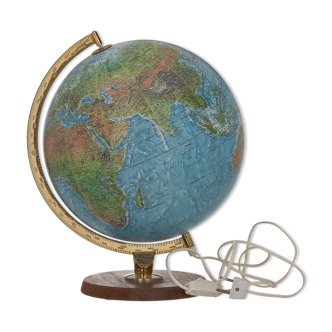 Globe terrestre lumineux Scan Globe vers 1970