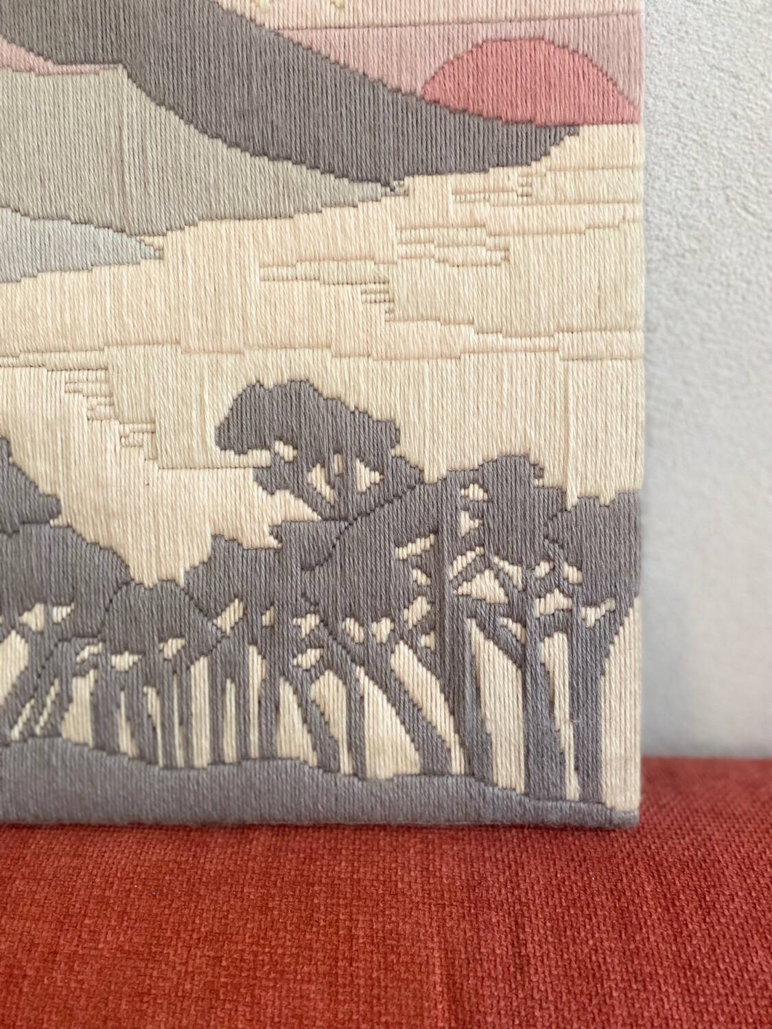 Vintage wool tapestry