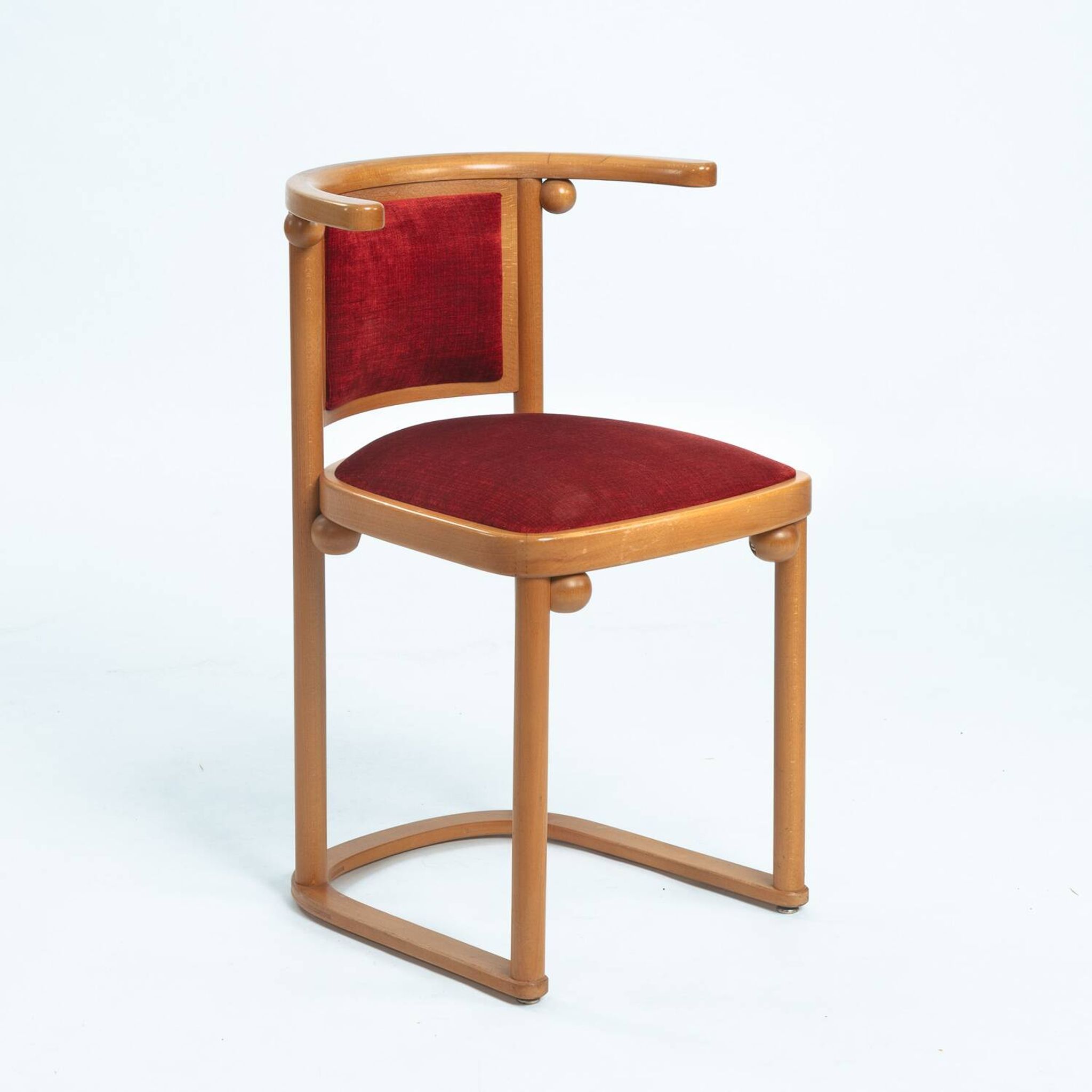 Art Nouveau Dining Chairs by Josef Hoffmann Fledermaus, Austria, 1900s, Set of 4