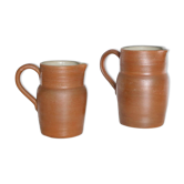 Brown Berry sandstone jugs