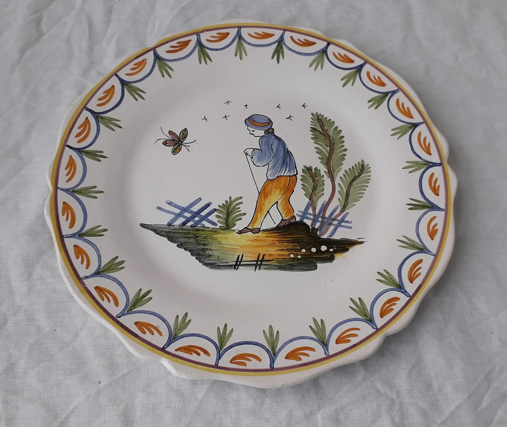 Assiettes en faïence