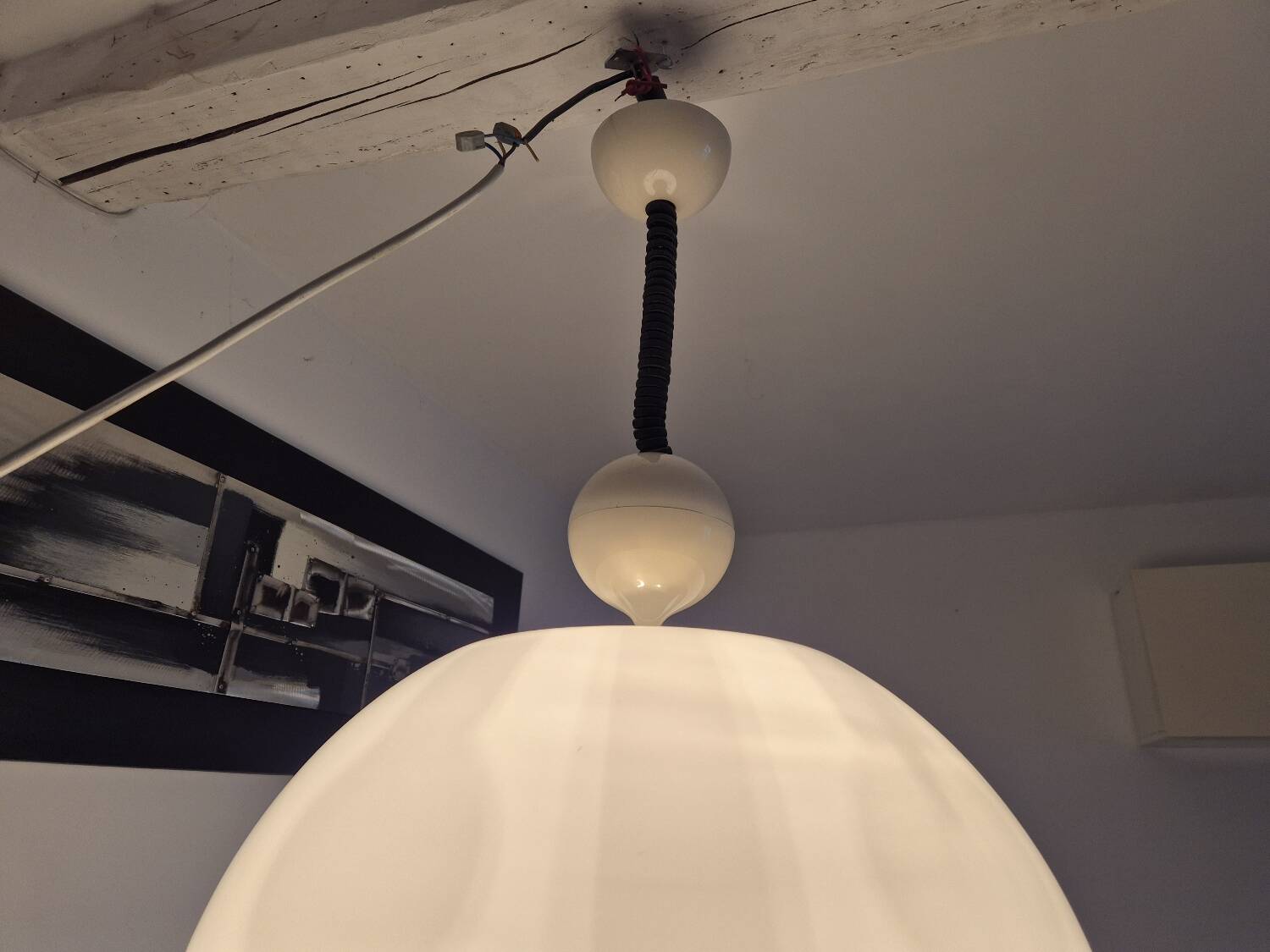 Martinelli Luce pendant light "Saliscendi" 1970