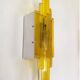 Acrylic wall lamps by Claus Bolby Cebo Industri, Denmark, 1970s, set of 2