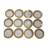 Guy Degrenne set of 12 dessert plates