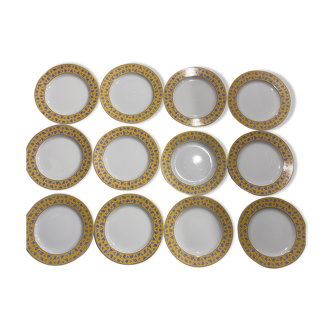 Guy Degrenne set of 12 dessert plates