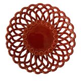 Handmade ceramic basket from Vallauris, signed Alichon