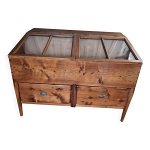 Ancienne vitrine de magasin. - meuble