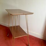 Golden and brown desserte