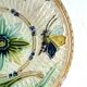 Art Deco dabbling plate, muscaris and a butterfly.