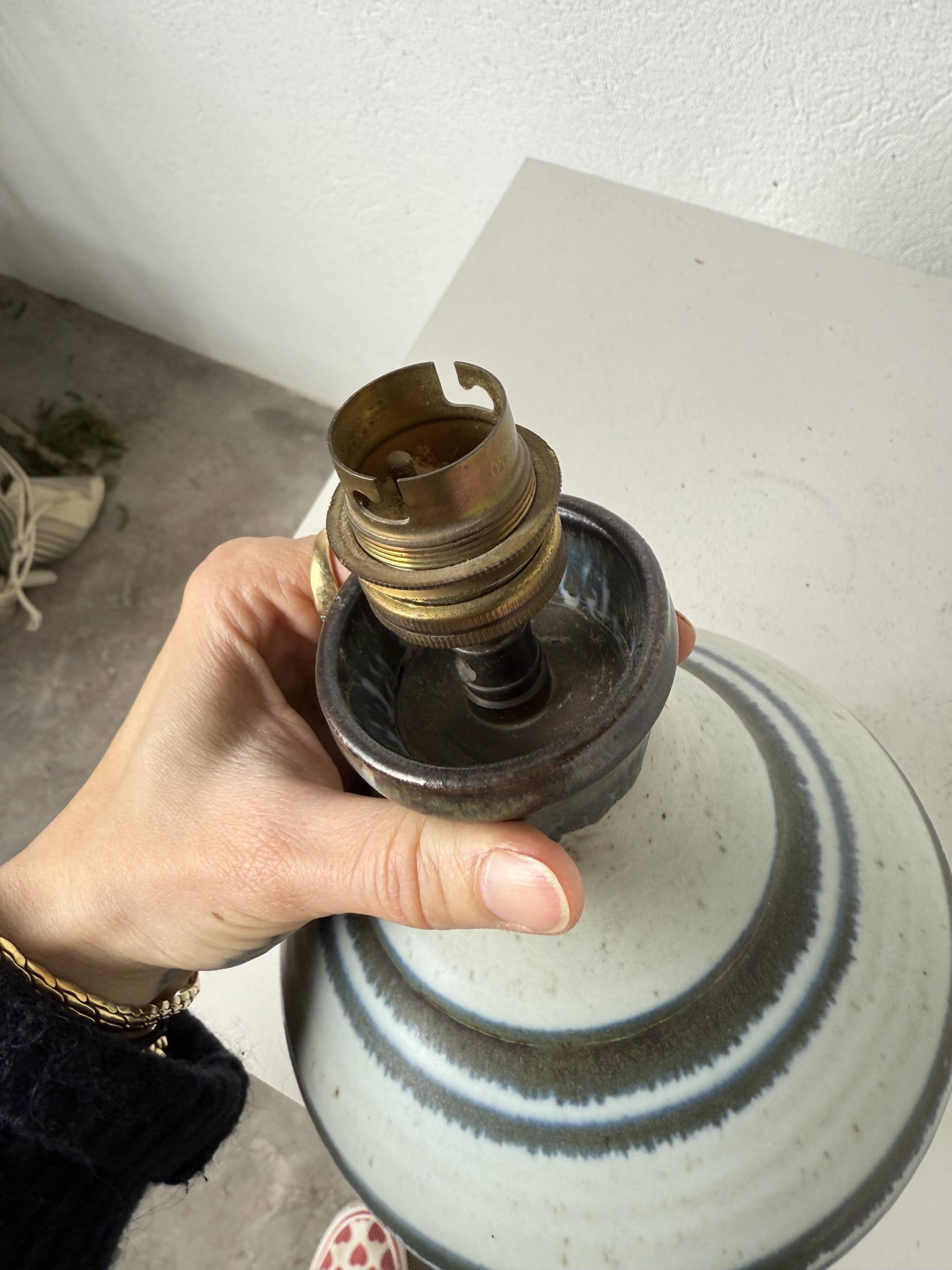 Vallauris ceramic table lamp from the 60s