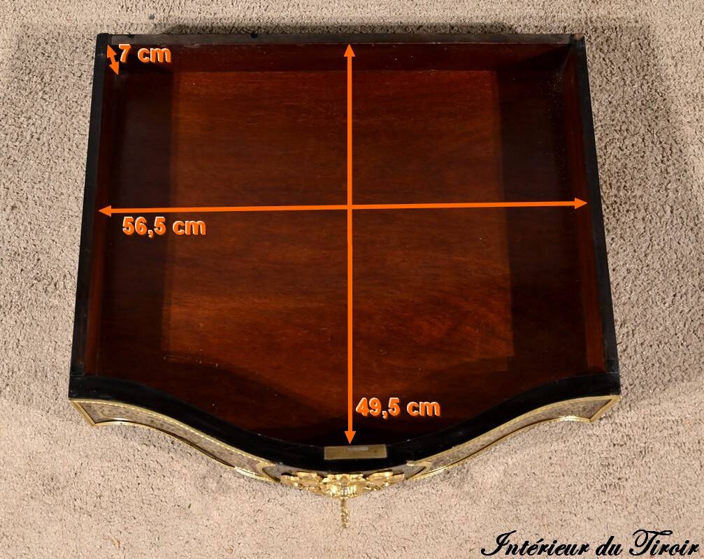 Table d’Apparat en Poirier Noirci, époque Napoléon III – Milieu XIXe