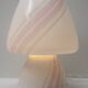 Lampe de table moderne en verre de Murano, "Incamiciato", 1980