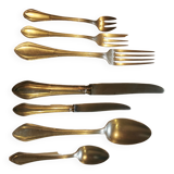 Ménagère ancienne 87 pièces sans coffret