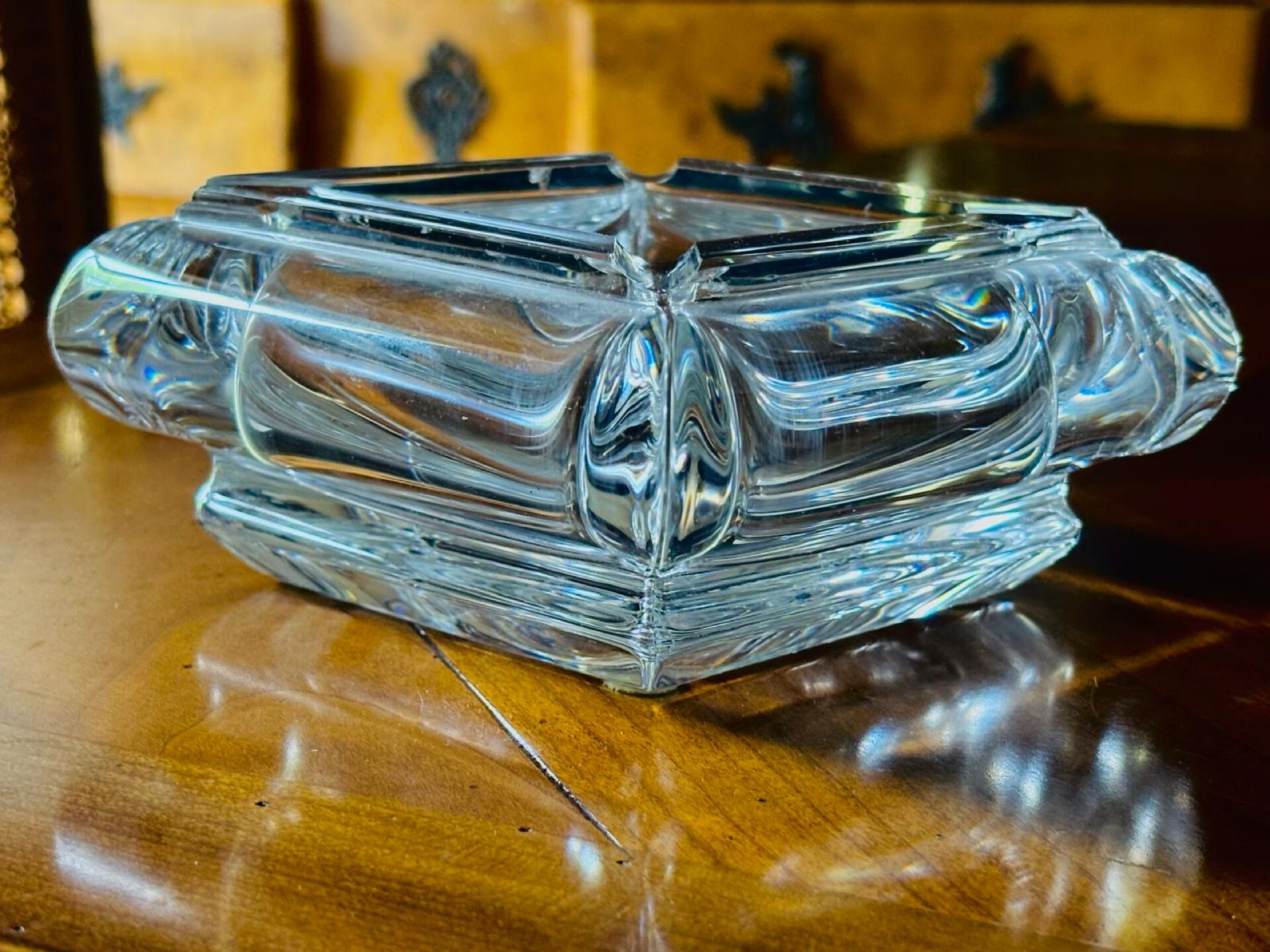 Vintage ashtray in Sèvres crystal