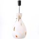 Encased and Blown Glass Pendant with Orange Murrine, Italy