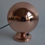 Bauhaus copper table lamp, Czechoslovakia, 1930s.