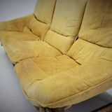 1970s Three Seater leather Sofa , Brazil