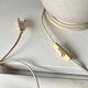 Vintage cracked glazed ceramic lamp – 1970s