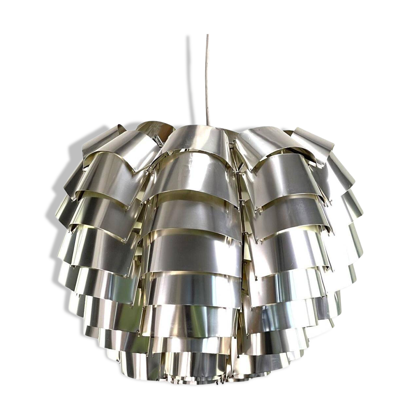 Modern mid-century chandelier Orion 48 by French sculptor Max Sauze.