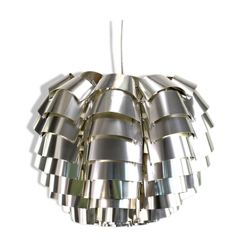 Modern mid-century chandelier Orion 48 by French sculptor Max Sauze.