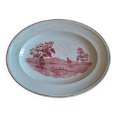 Segovia oval porcelain dish