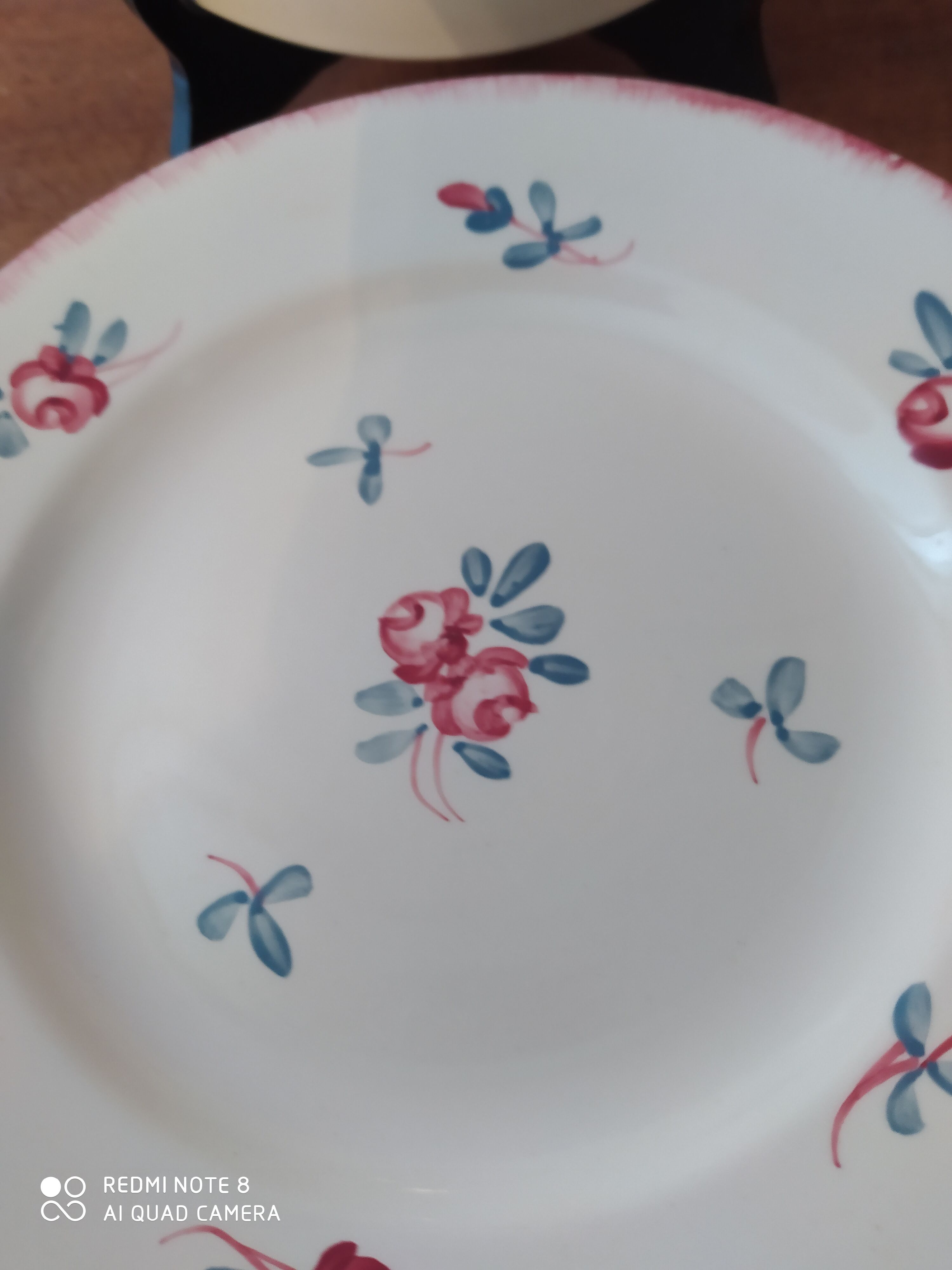 Lot de 5 assiettes de sarreguemines