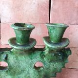 Tamegroute pottery candle holder