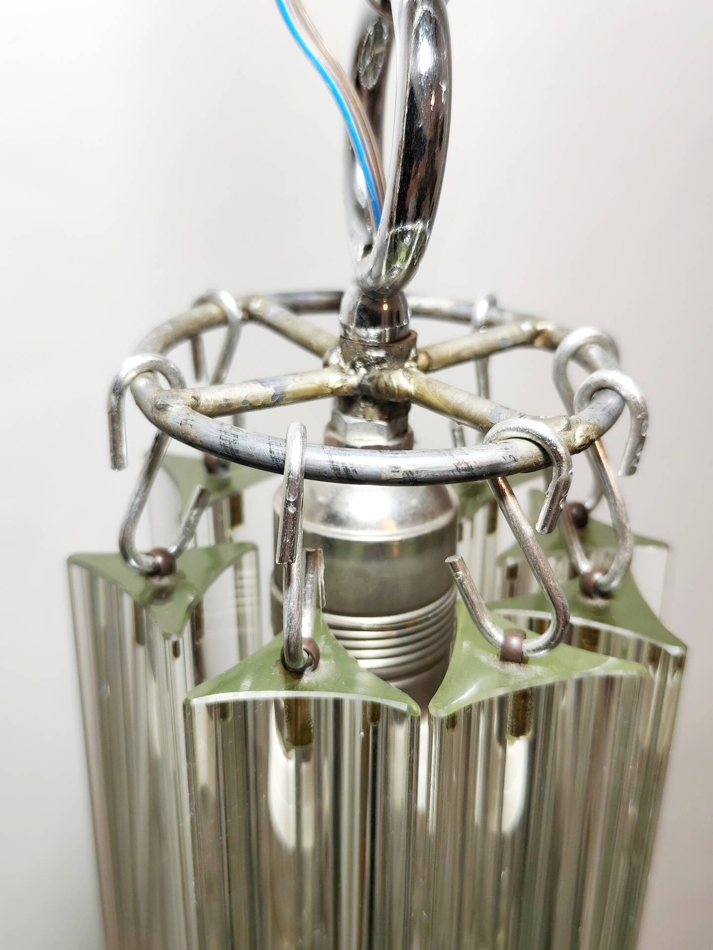 Suspension en cristal. Espagne, années 1960