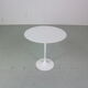 Eero Saarinen White Vintage Tulip Side Table for Knoll, 1960