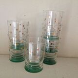Set of 6 vintage glasses