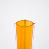Vase en verre jaune, Pologne, années 1970
