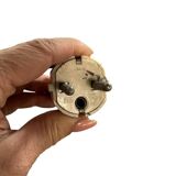 Vintage black chrome floor lamp